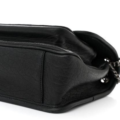 Saint Laurent Grained Lambskin Monogram Baby Niki Chain Satchel Black 10 of 10
