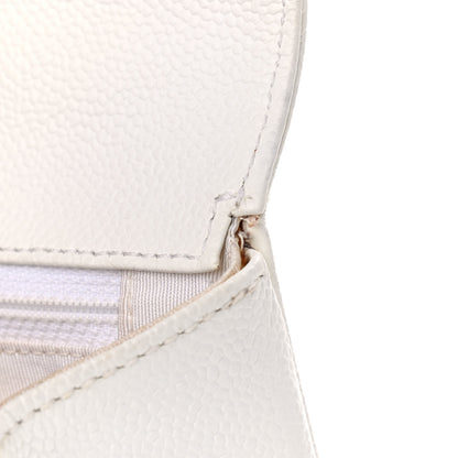 Chanel Caviar Kelly Flap Bag White 11 of 13