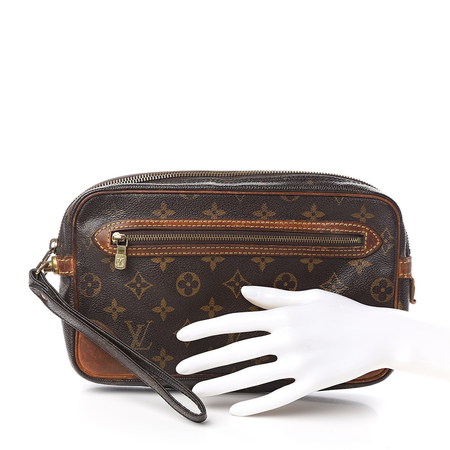 Louis Vuitton Monogram Pochette Marly Dragonne 26 2 of 15