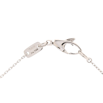 Gucci 18K White Gold Diamond Heart Pendant Necklace 5 of 5