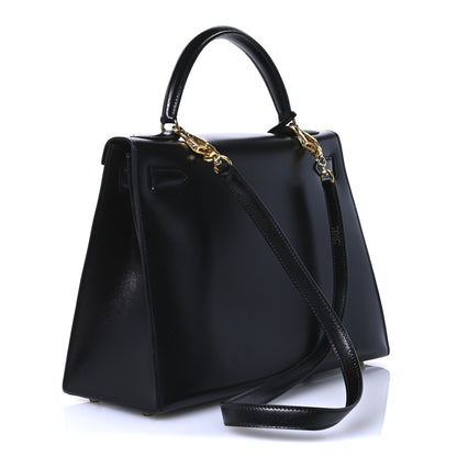 Hermes Box Kelly Sellier 28 Black 3 of 11