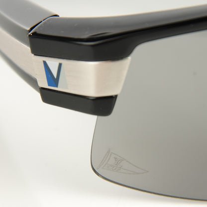 Louis Vuitton Cup GM Sunglasses Black Blue 6 of 8