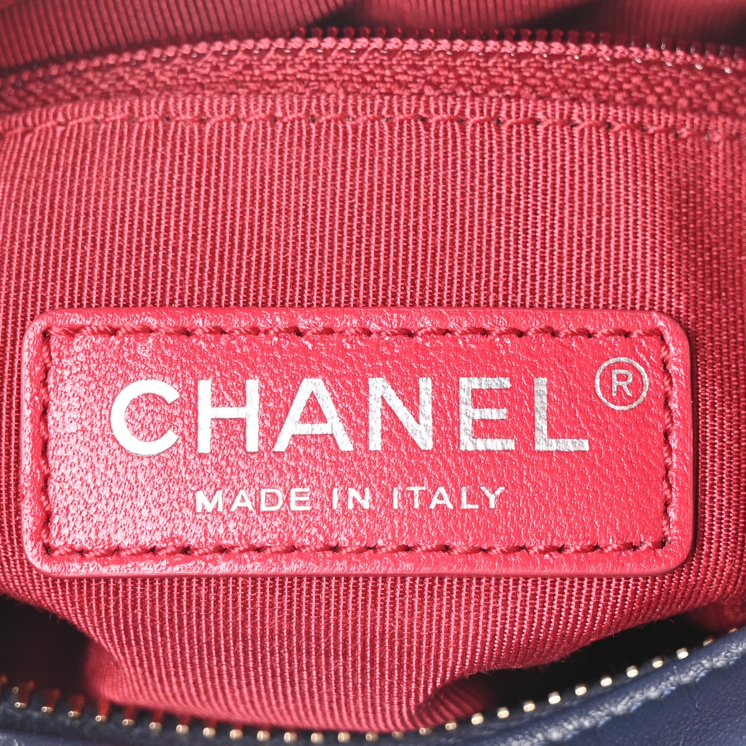 Chanel Aged Calfskin Quilted Small Gabrielle Hobo Navy Black 6 of 10