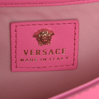 Versace Patent Palazzo Medusa Chain Evening Bag Pink 9 of 15