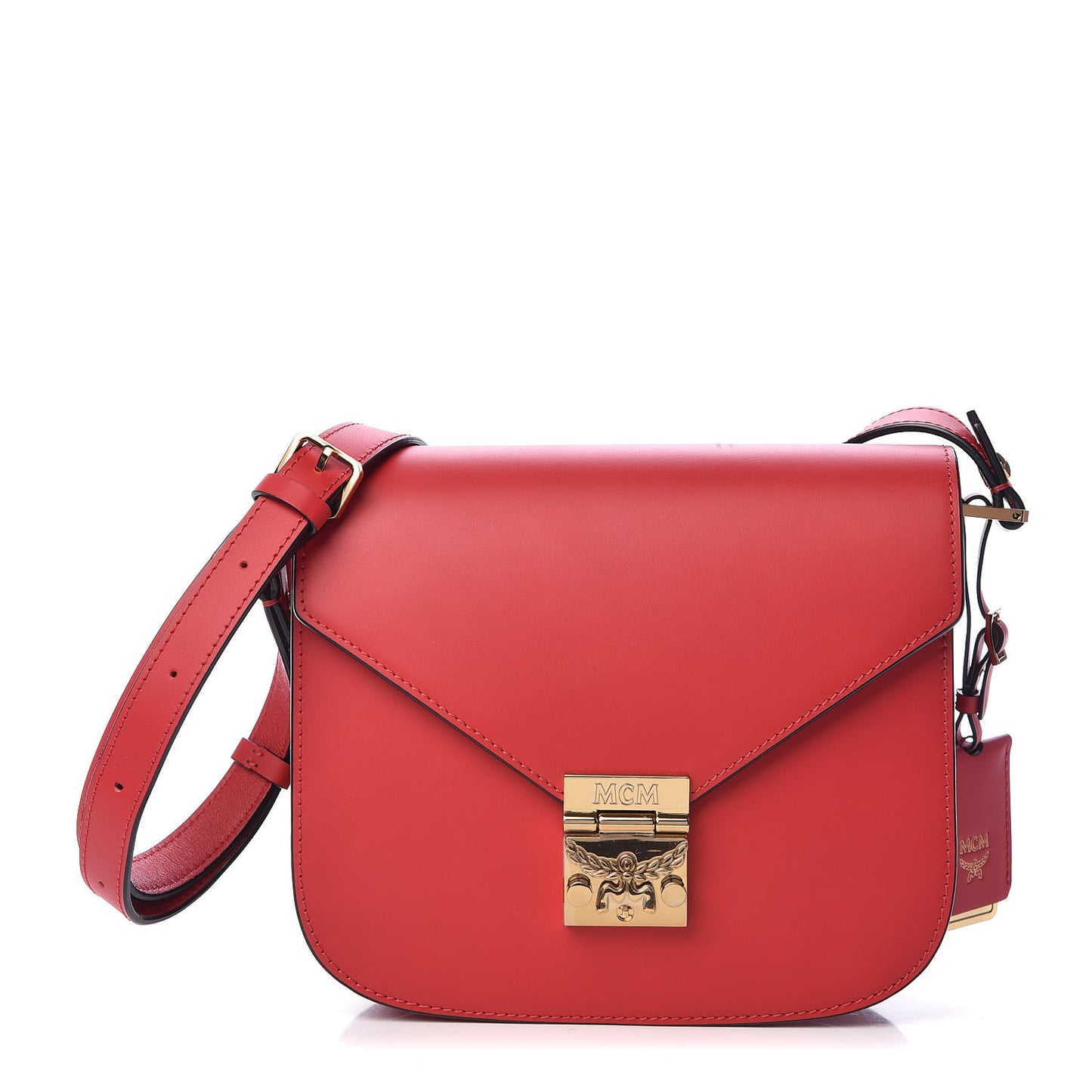 Calfskin Patricia Crossbody Bag Red