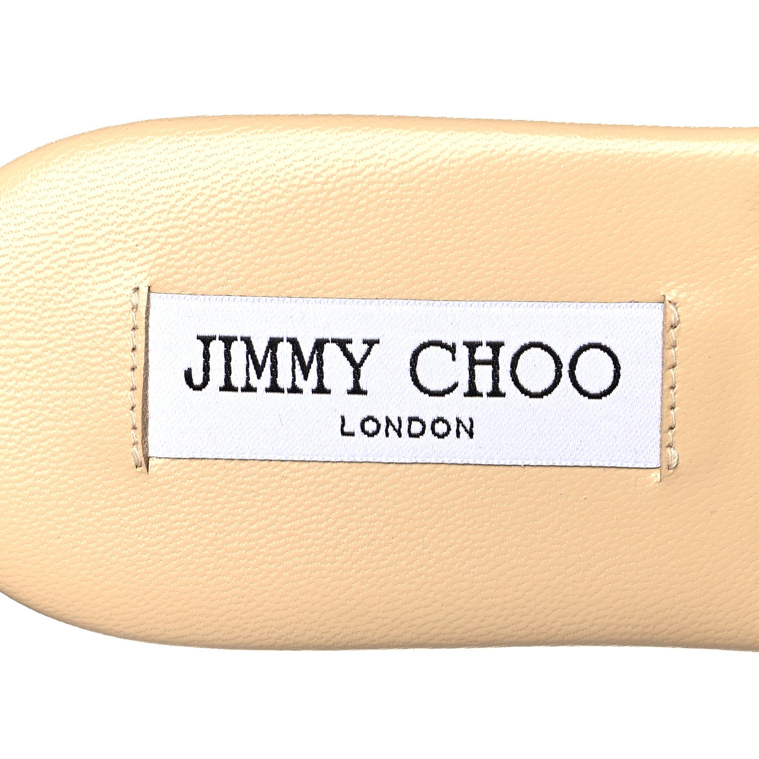 Jimmy Choo Shearling Flat Slide Sandals 37 Beige 6 of 8