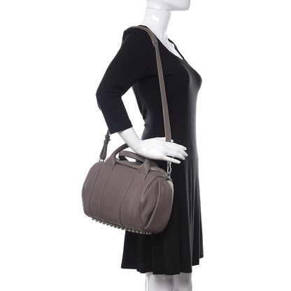 Alexander Wang Pebbled Lambskin Rockie Mink Silver Hardware 2 of 9