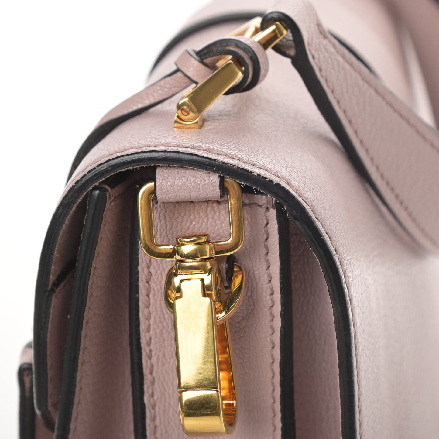 Goatskin Madras Top Handle Bag Mughetto