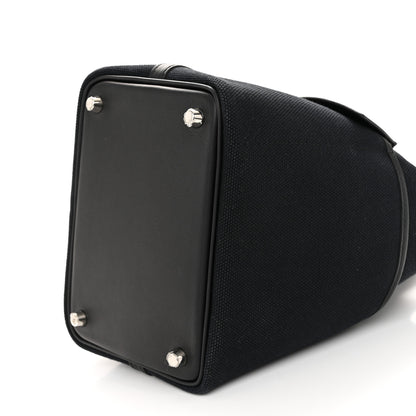 Hermes Toile Goeland Swift Cargo Picotin Lock 18 Bleu Marine Black 10 of 11