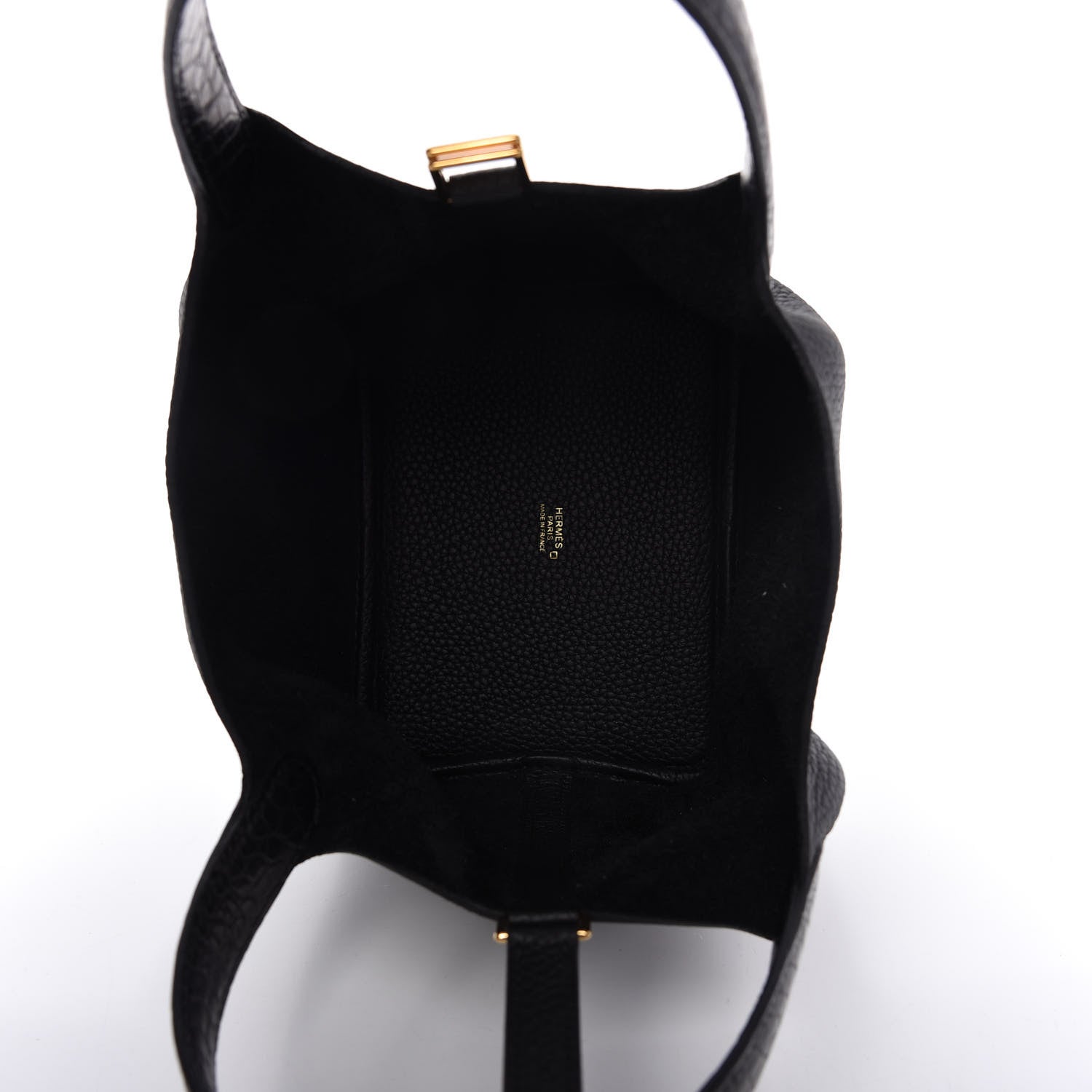 Hermes Taurillon Clemence Matte Alligator Picotin Lock Touch 18 PM Black 5 of 10