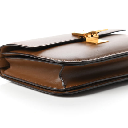 Celine Box Calfskin Medium Classic Box Flap Bag Camel 6 of 13