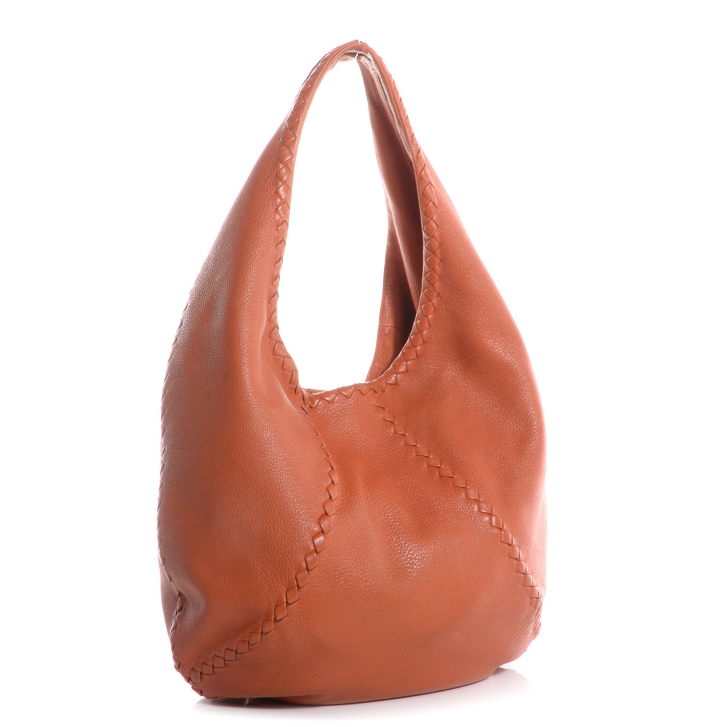 Cervo Deerskin Large Hobo Copper