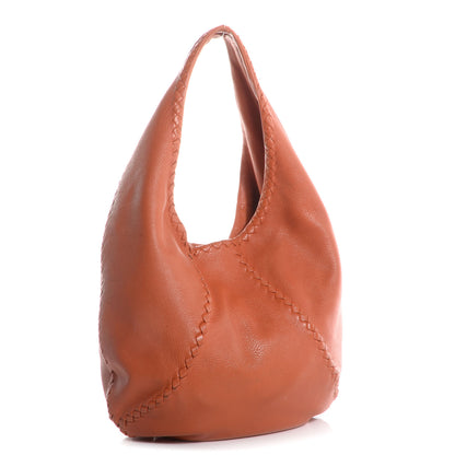 Bottega Veneta Cervo Deerskin Large Hobo Copper 3 of 9