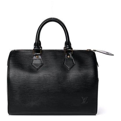 Louis Vuitton Epi Speedy 25 Black 1 of 12