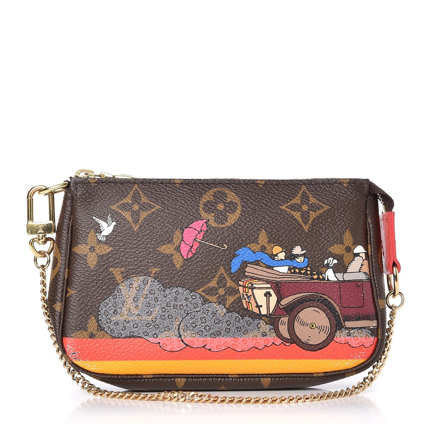 Monogram 2015 Christmas Animation Mini Pochette Accessories