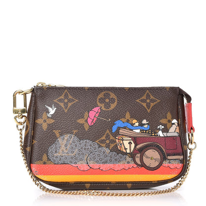 Louis Vuitton Monogram 2015 Christmas Animation Mini Pochette Accessories 1 of 8