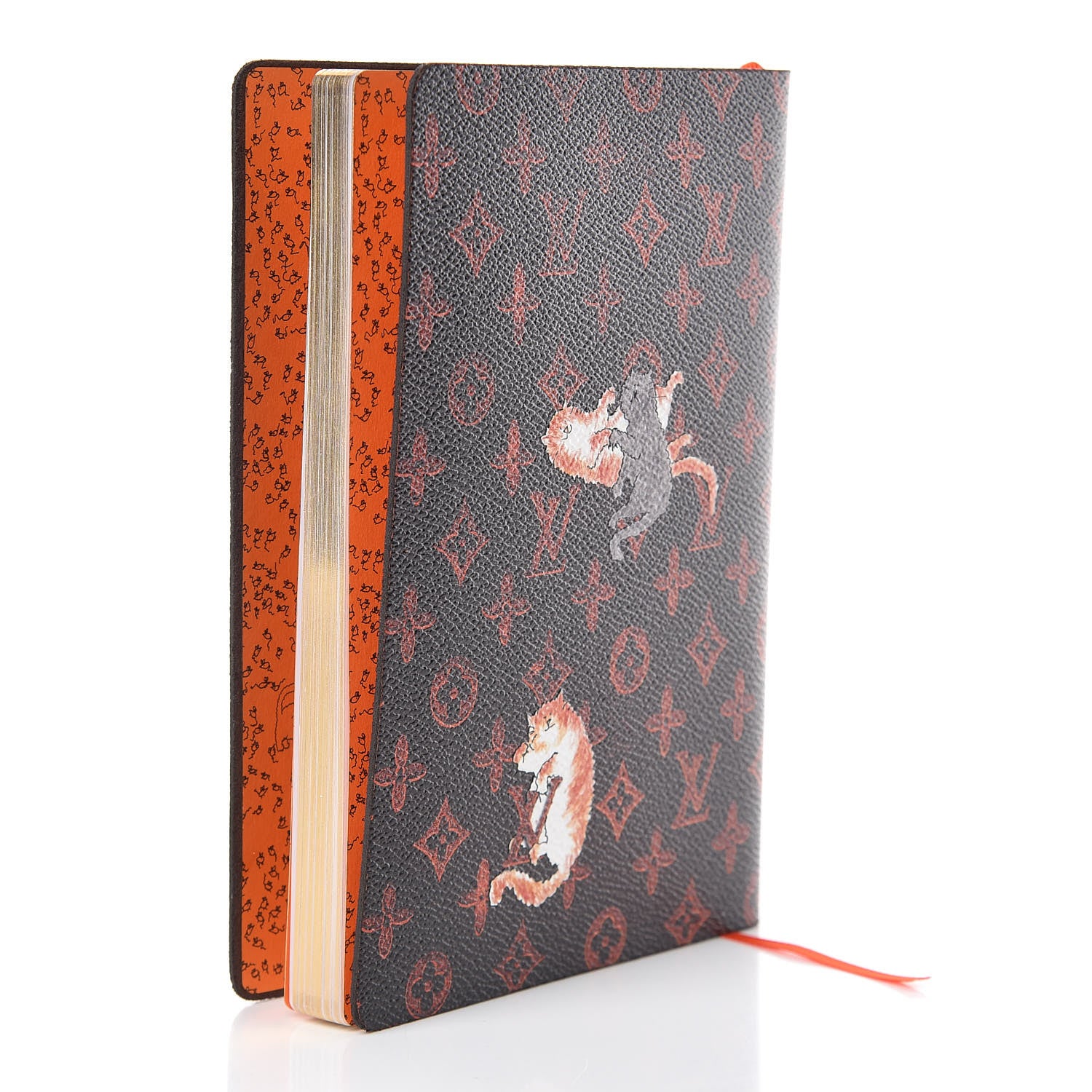 Louis Vuitton Catogram Clemence Notebook MM Marron 3 of 6
