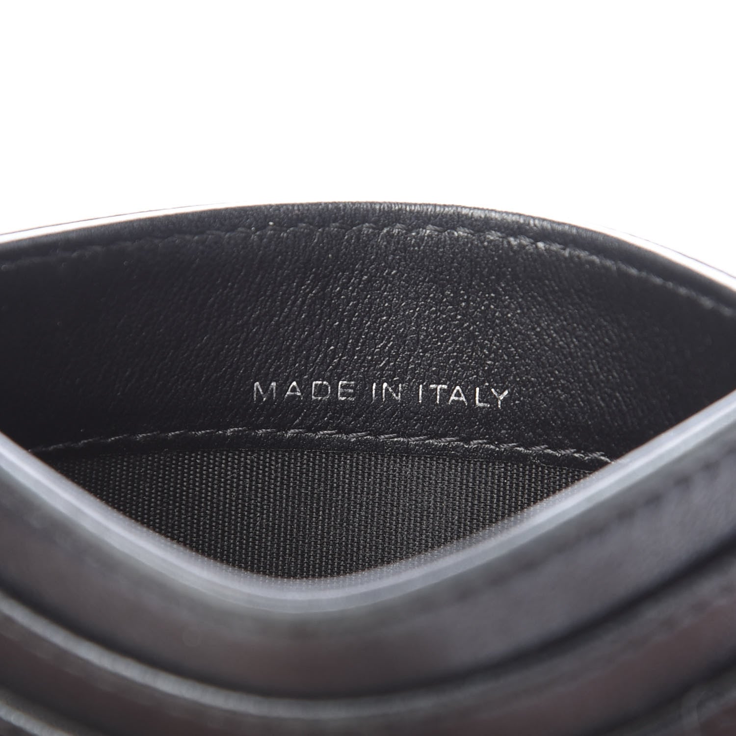 Chanel Lambskin Camellia Embossed Card Holder Black 7 of 13