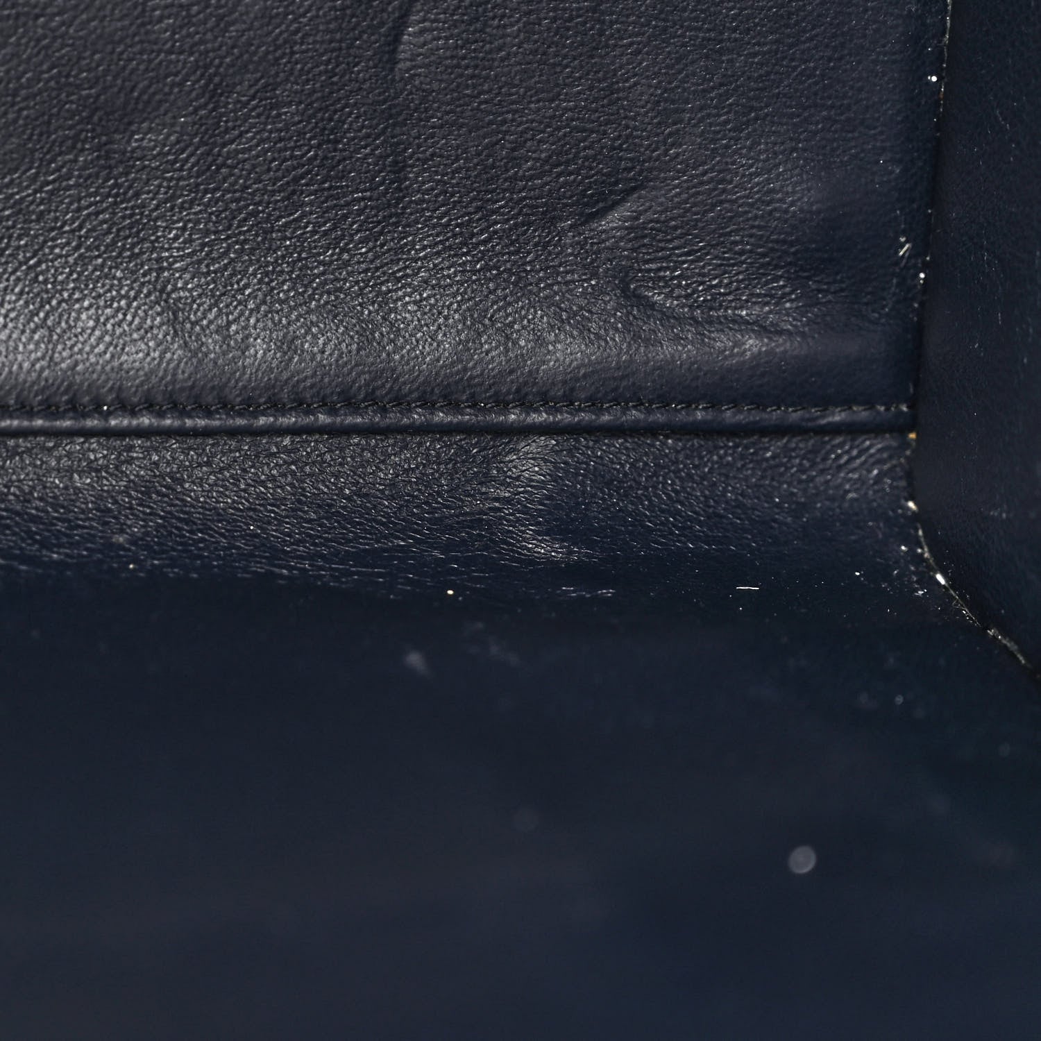 Celine Crocodile Embossed Nubuck Medium Phantom Luggage Navy Blue 7 of 18