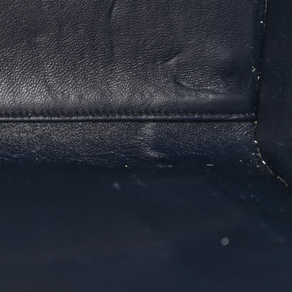 Celine Crocodile Embossed Nubuck Medium Phantom Luggage Navy Blue 7 of 18