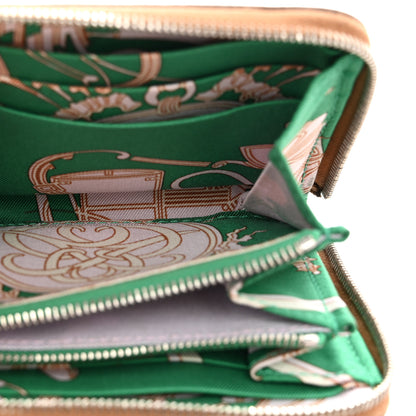 Hermes Epsom Silk'in Compact Wallet Gold 5 of 9
