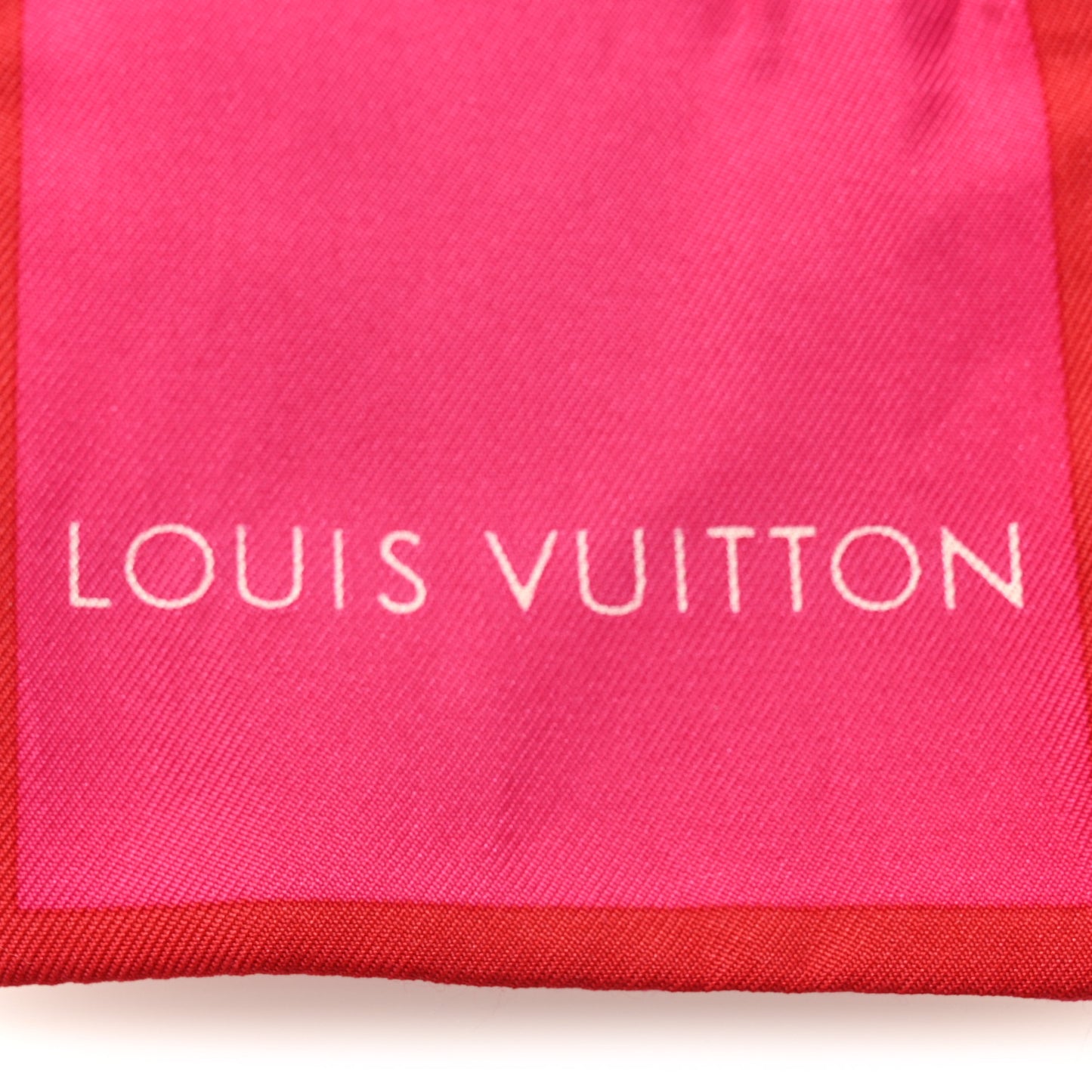 Silk Monogram Trunks Bandeau Fuchsia
