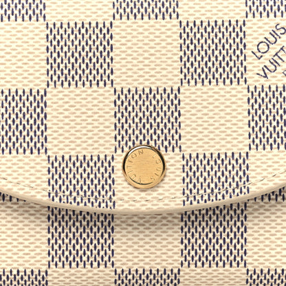 Louis Vuitton Damier Azur Rosalie Coin Purse Rose Ballerine 8 of 9