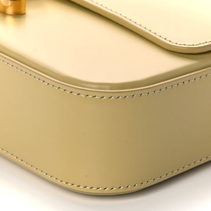 Celine Shiny Calfskin Triomphe Shoulder Bag Papyrus 11 of 11