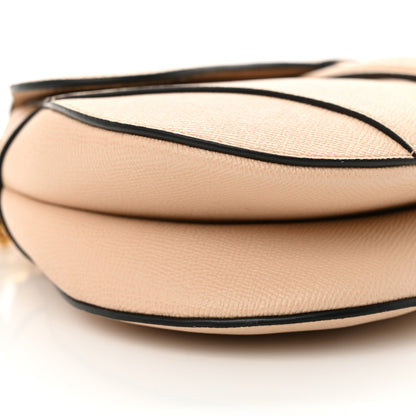 Christian Dior Grained Calfskin Saddle Bag With Strap Warm Taupe 9 of 15