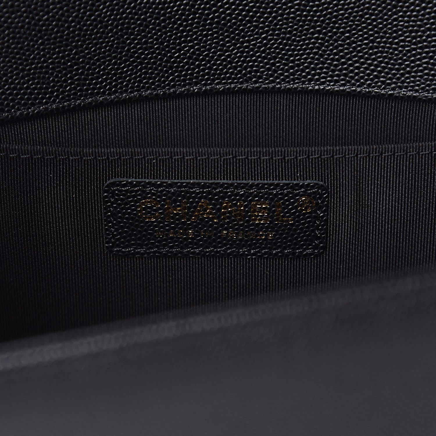 Chanel Caviar Quilted Medium Boy Flap Black 6 of 11