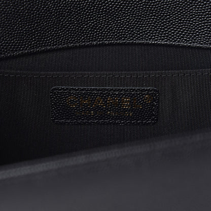 Chanel Caviar Quilted Medium Boy Flap Black 6 of 11