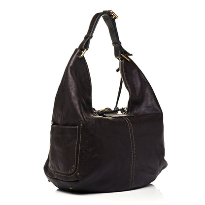 Chloe Calfskin Paddington Hobo Dark Brown 2 of 8