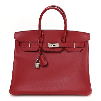 Hermes Epsom Birkin 35 Rouge Grenat 1 of 11
