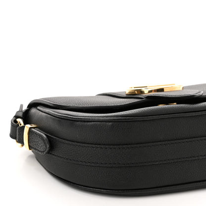 Louis Vuitton Grained Calfskin LV Pont 9 Soft MM Black 9 of 10