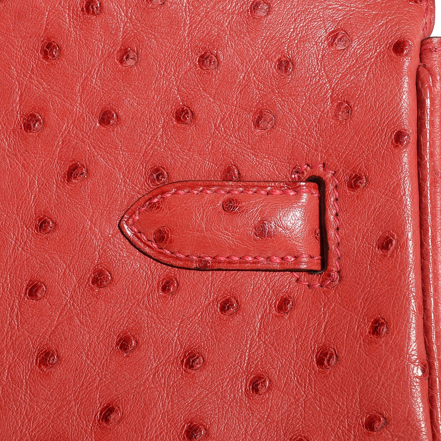 Ostrich Birkin 35 Rouge Vif