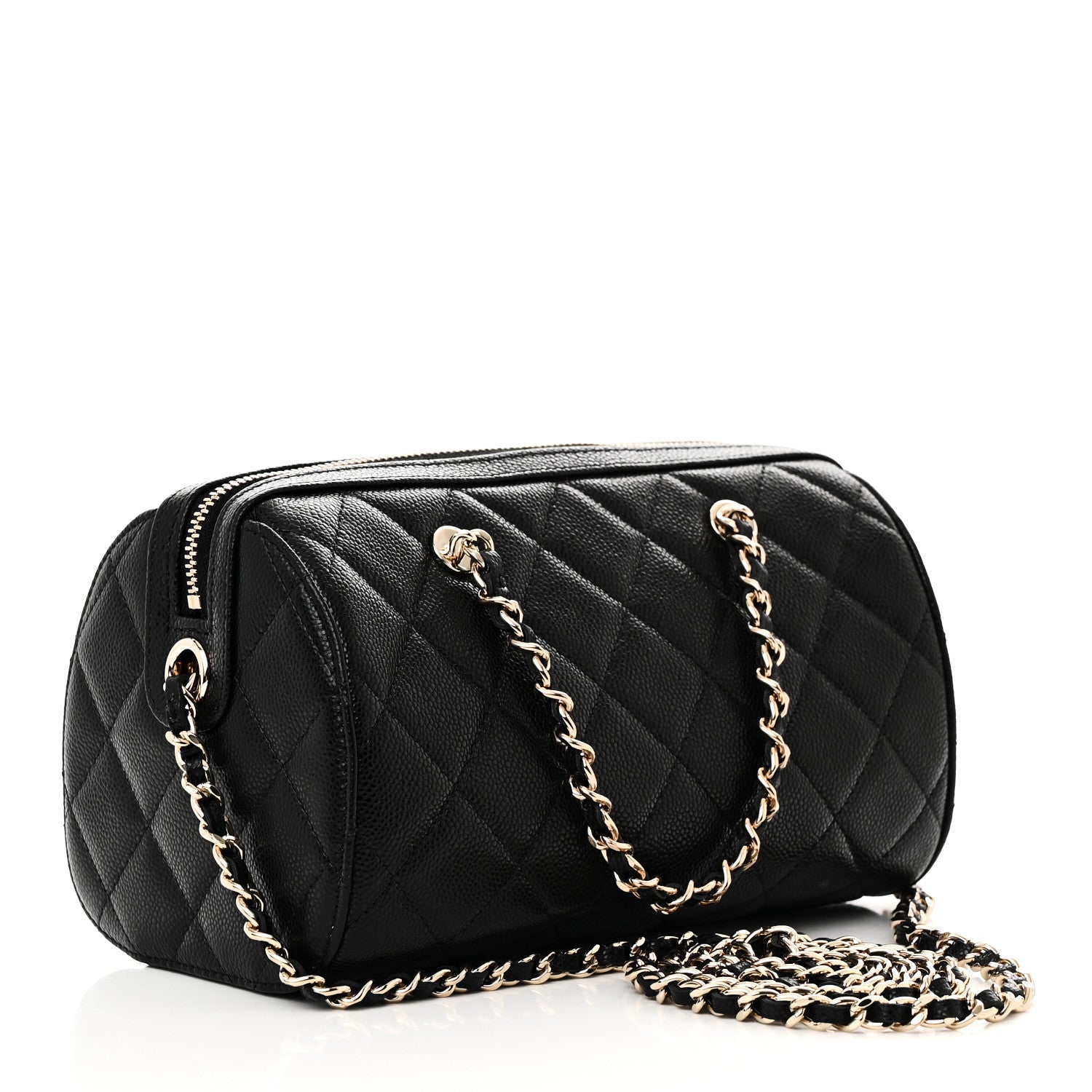 Chanel Caviar Quilted Classic Clutch with Chain Black 3 of 10