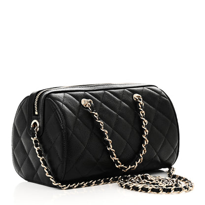 Chanel Caviar Quilted Classic Clutch with Chain Black 3 of 10