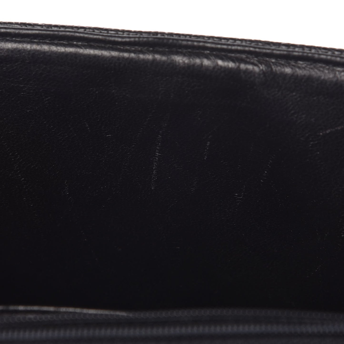 Caviar Chevron Quilted Maxi Single Flap Black