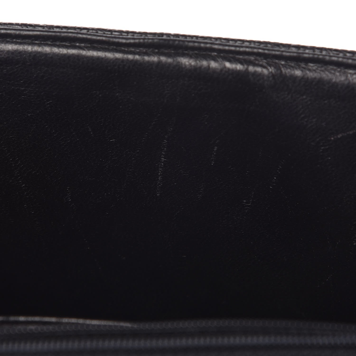 Chanel Caviar Chevron Quilted Maxi Single Flap Black 14 of 15