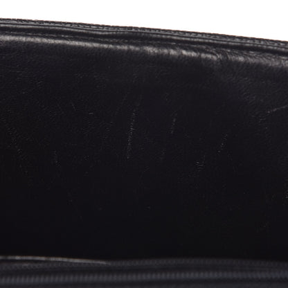 Chanel Caviar Chevron Quilted Maxi Single Flap Black 14 of 15