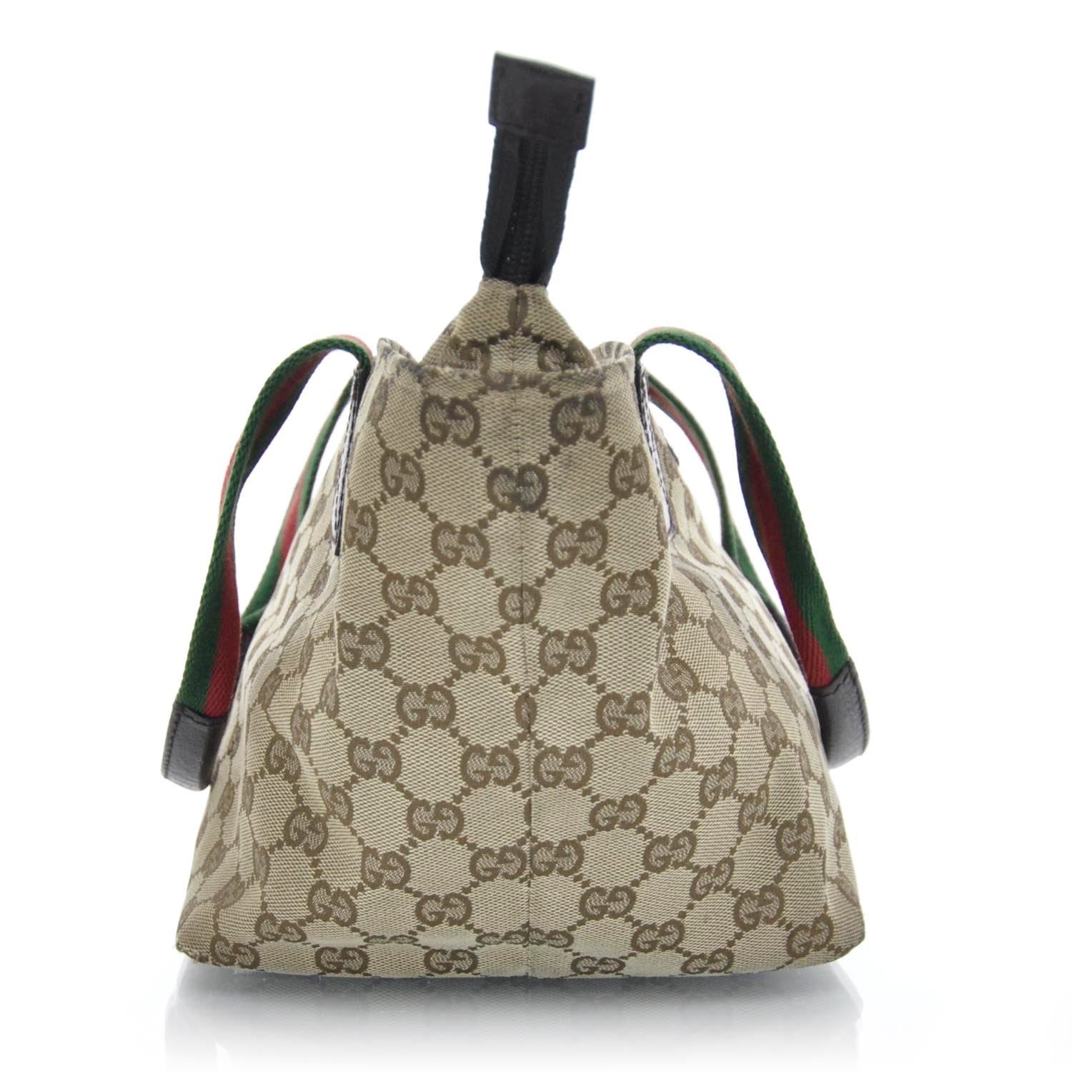 Gucci GG Monogram Small Web Handle Bucket Tote 6 of 9