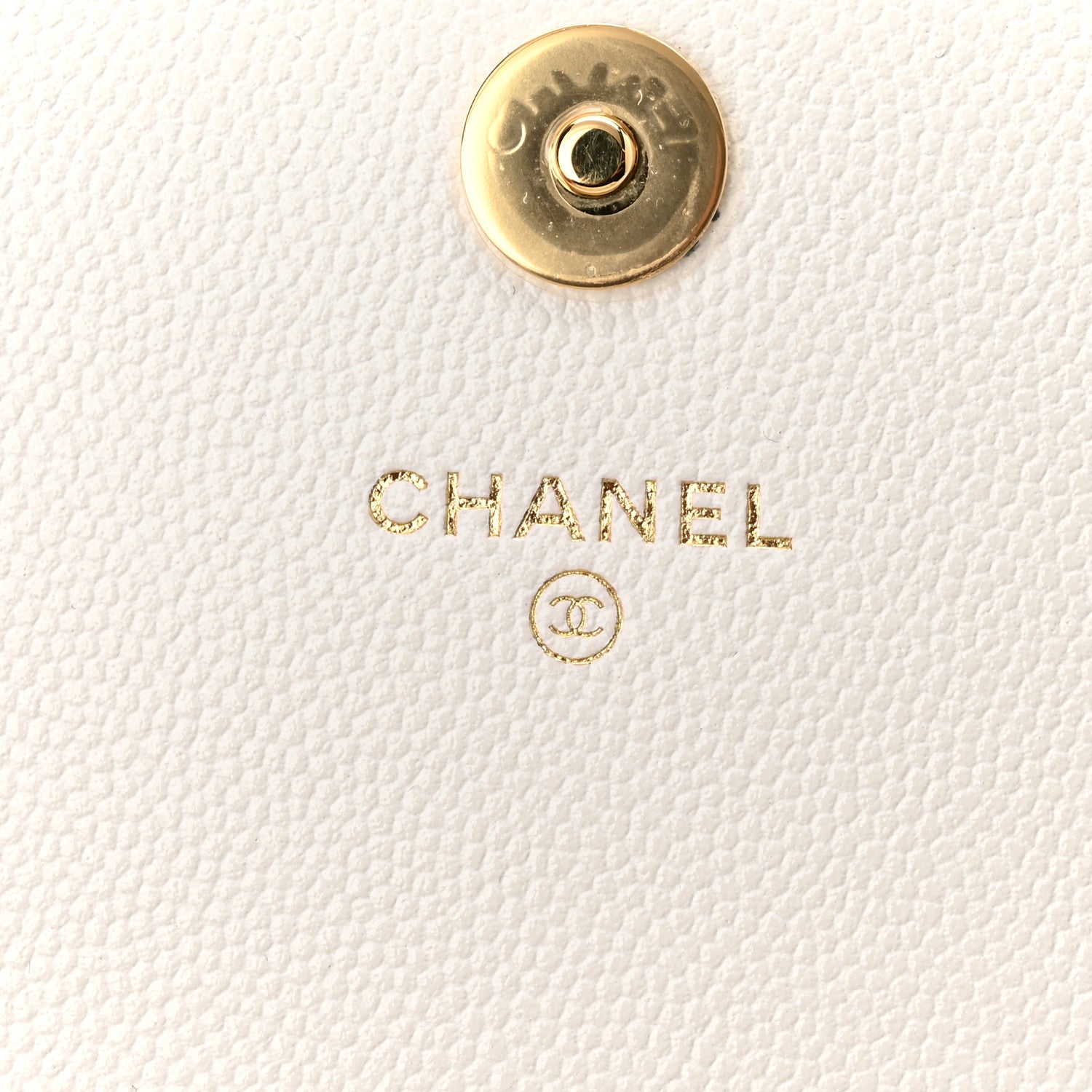 Chanel Caviar Quilted Pocket Twins Clutch With Chain White 6 of 12