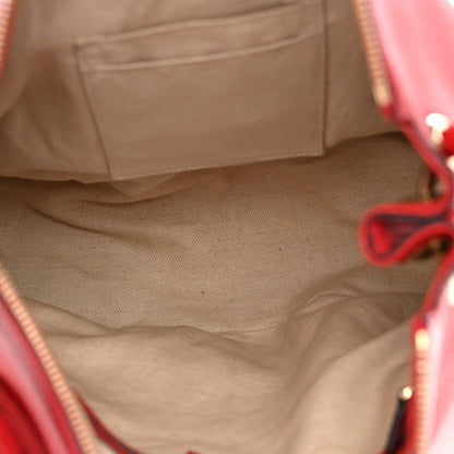 Gucci Pebbled Calfskin Large Soho Hobo Tabasco Red 4 of 13