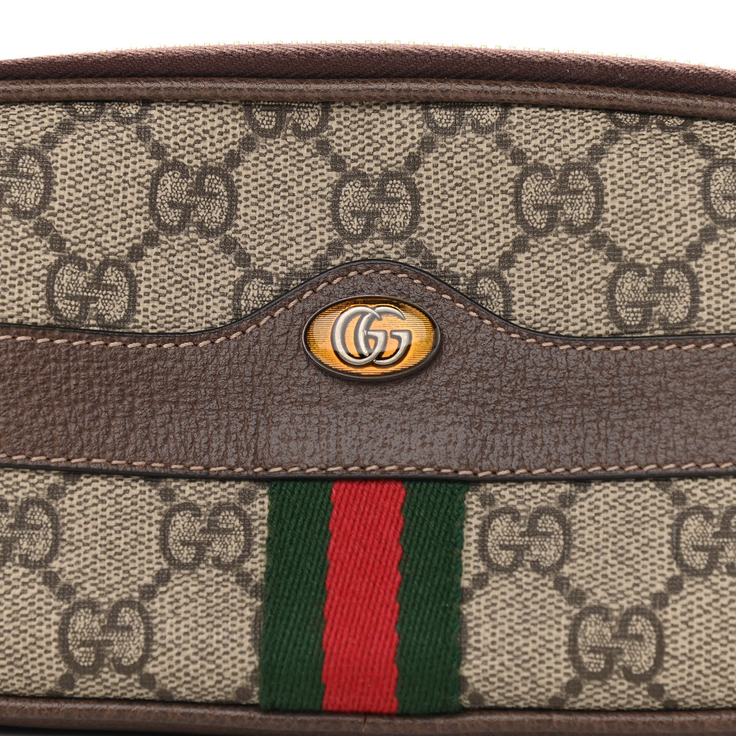 Gucci GG Supreme Monogram Ophidia Belted iPhone Case 75 30 Dark Brown 9 of 11
