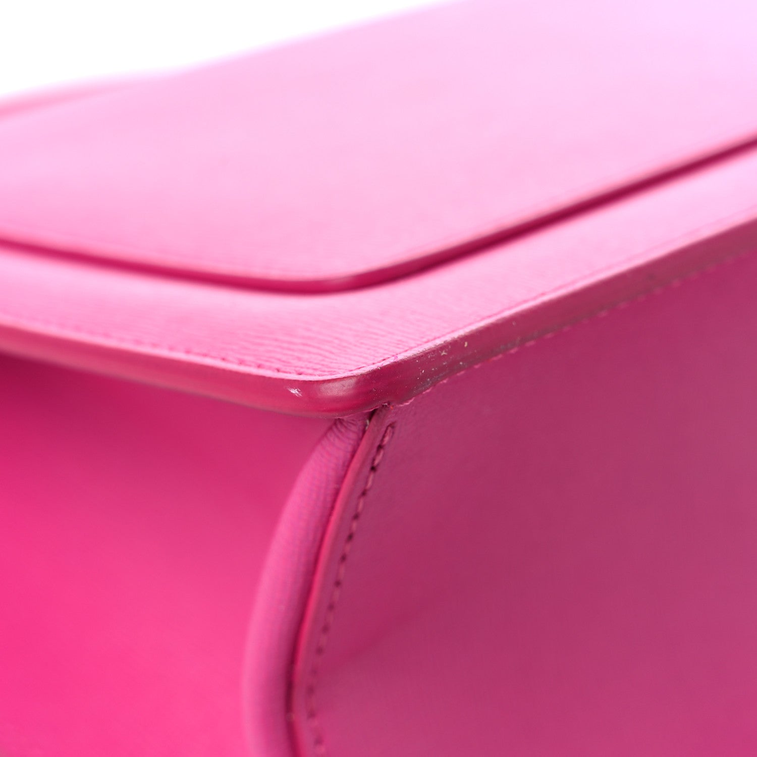 Off-White Calfskin Jitney Bag Fuchsia 10 of 19