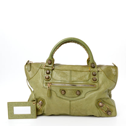 Balenciaga Agneau Giant 21 Rose Gold Hardware Work Vert Militaire 3 of 12