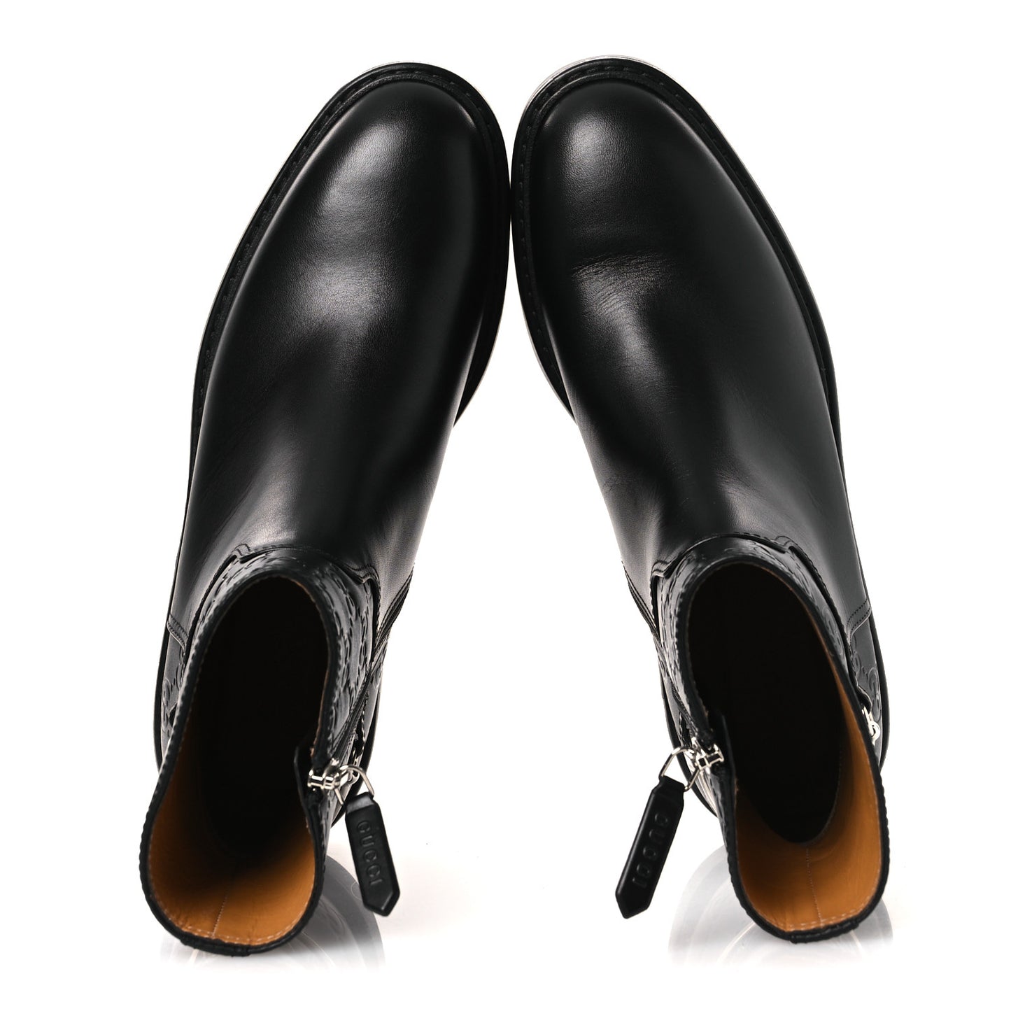 Guccissima Real Betis Glamour Womens Horsebit Ankle Boots 36 Black