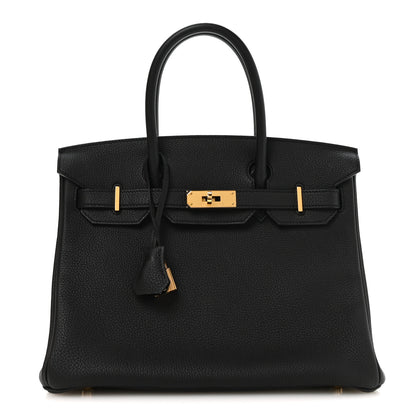 Hermes Togo BIRKIN 30 Black 1 of 10