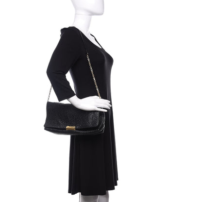 Burberry Signature Grain Medium Mildenhall Crossbody Bag Black 2 of 13