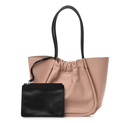 Proenza Schouler Calfskin Large Ruched Tote Peach 1 of 10